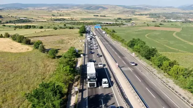 Karabük'ün Kemikli Rampaları'nda Bayram Dönüşü Yoğunluğu