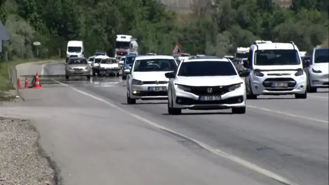 Kurban Bayramı Tatilinde Ankara-Samsun Karayolu'nda Trafik Yoğunluğu