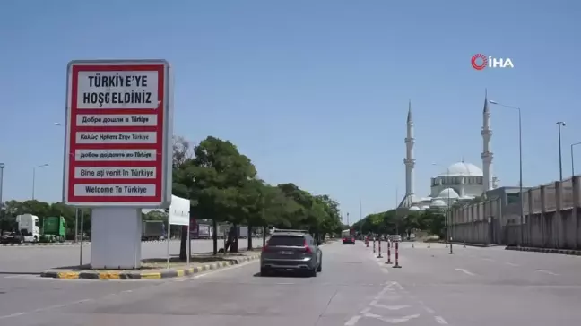 Kapıkule'de gurbetçi yoğunluğu başladı