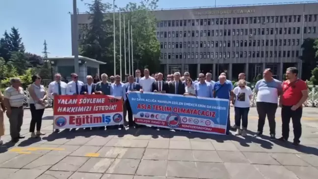 Kamu Emekçileri TÜİK Protestosu İçin Basın Açıklaması Yaptı