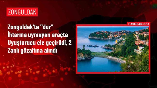 Zonguldak'ta Dur İhtarına Uymayan Araçta Uyuşturucu Ele Geçirildi