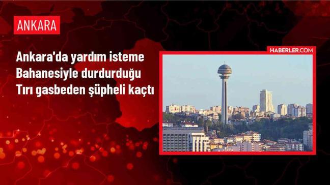 Ankara'da Otostop Yapan Tır Şoförü Darbedildi, Aracı Çalındı