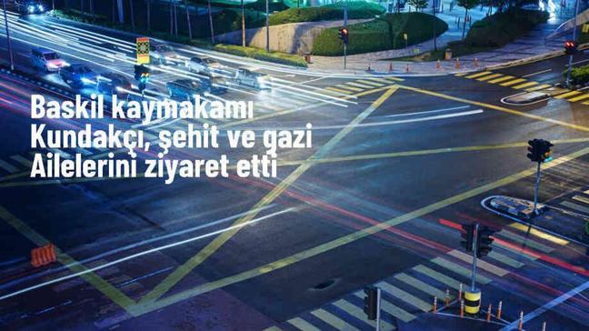 Baskil Kaymakamı Şehit ve Gazi Ailelerini Ziyaret Etti