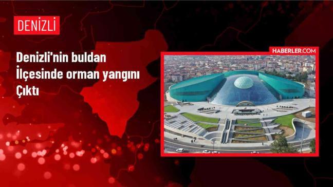 Denizli'nin Buldan ilçesinde orman yangını çıktı