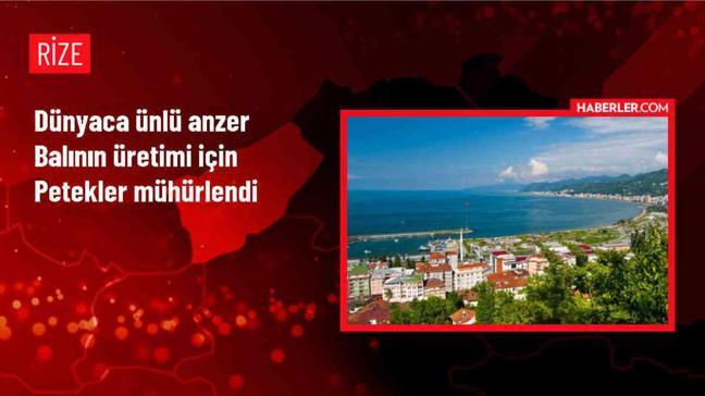 Anzer Yaylası'nda 2024 yılı bal üretimi için petekler mühürlendi