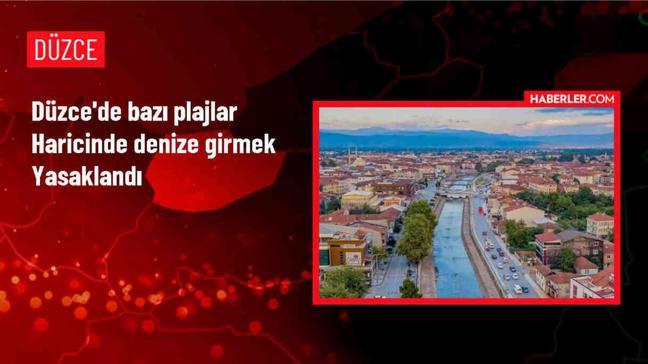 Akçakoca'da Olumsuz Hava Şartları Nedeniyle Denize Giriş Yasaklandı