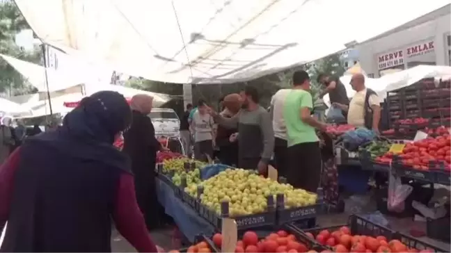 Mardin'de halk pazarında zamlara tepki