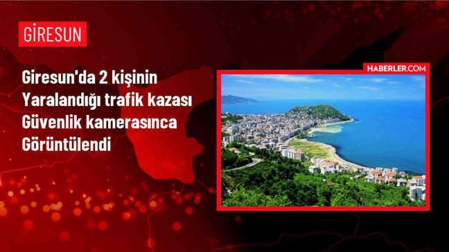 Giresun'da trafik kazası: 2 kişi yaralandı