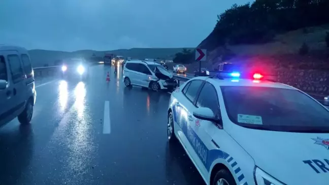 Erzurum'da Zincirleme Trafik Kazası: 1 Yaralı