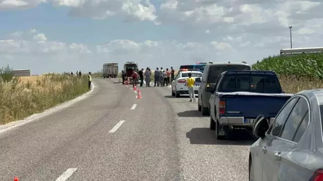 Aksaray'da Kamyonet ile Çarpışan Motosiklet Sürücüsü Hayatını Kaybetti