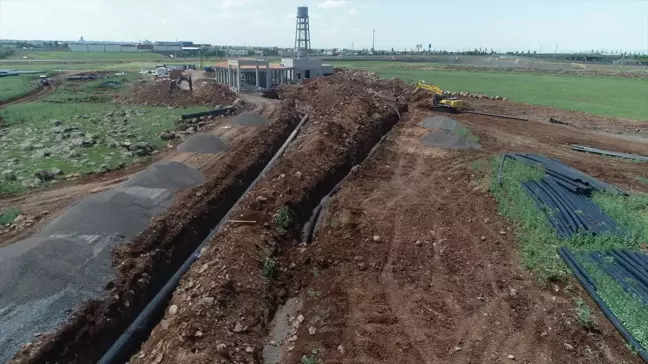 Diyarbakır'daki deprem konutlarına içme suyu isale hattı çalışmaları yüzde 75 tamamlandı