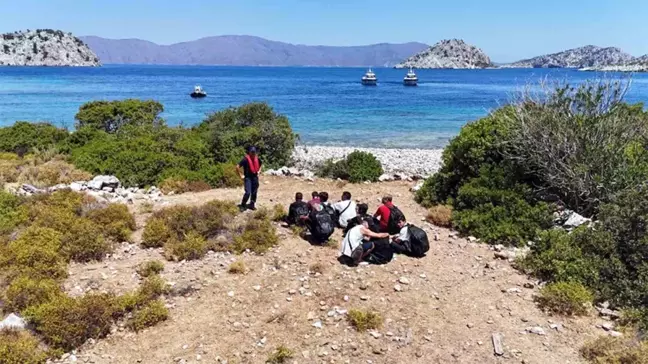 Marmaris'te 19 düzensiz göçmen yakalandı