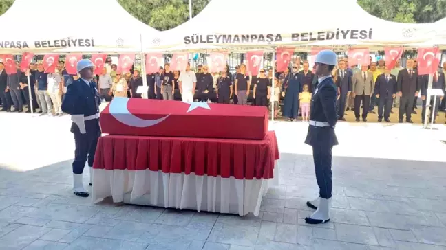 Tekirdağ'da kanserden vefat eden polis memuru için tören düzenlendi