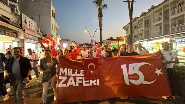 Muğla'da 15 Temmuz Demokrasi ve Milli Birlik Günü Programları Düzenlendi