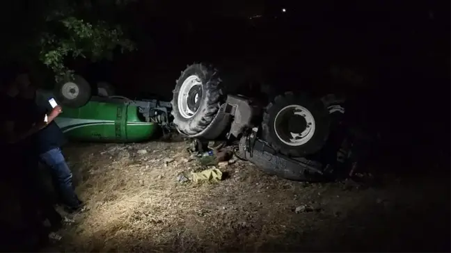 Manisa'da traktör kazası: Çiftçi hayatını kaybetti