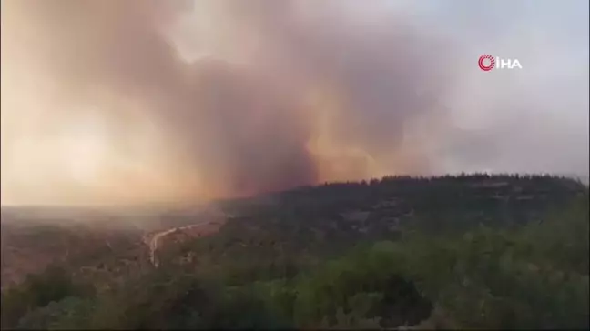 Balıkesir'de ormanlık alana sıçrayan yangına müdahale sürüyor, İnkaya Mahallesi tedbiren tahliye edildi