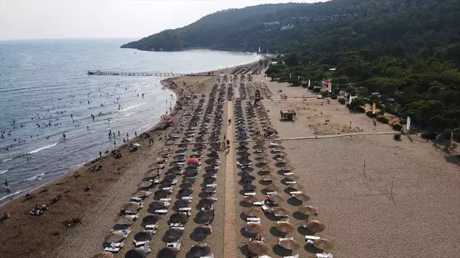 Muğla'nın Sarıgerme Plajı'na Mavi Bayrak Verildi