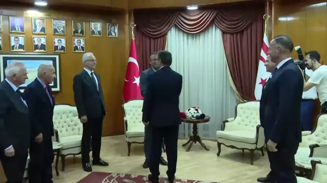 CHP Genel Başkanı Özgür Özel, KKTC Başbakanı Ünal Üstel'i ziyaret etti