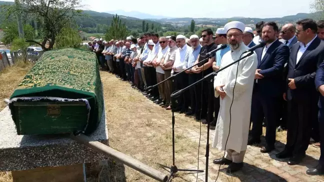 Diyanet İşleri Başkanı Ali Erbaş, Halil İbrahim Güçlü'nün cenazesine katıldı