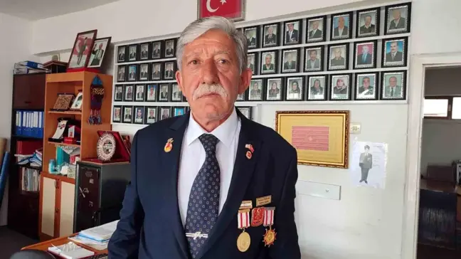 Kırşehirli Kıbrıs Gazisi Kemal Parlak, Kıbrıs Barış Harekatı'nın 50. yıl döneminde yaşadıklarını anlattı