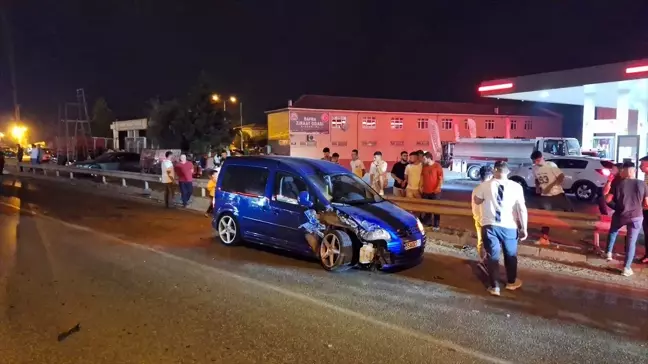 Samsun'da Hafif Ticari Araçlar Çarpıştı: 1 Yaralı