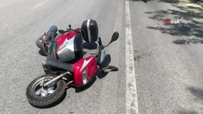 Karaman'da otomobil ile motosiklet çarpıştı: 1 yaralı