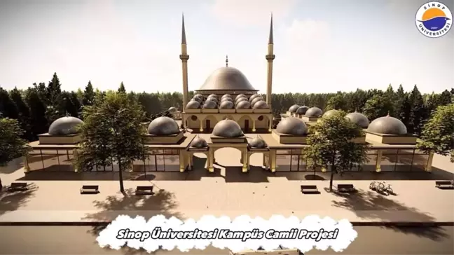 Sinop Üniversitesi'nde Yeni Cami İçin Temel Atma Töreni