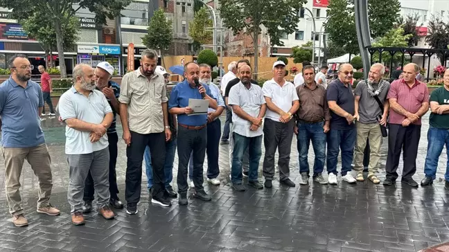 Sakarya, Bolu ve Düzce'de İsrail Başbakanı'nın konuşmasına tepki