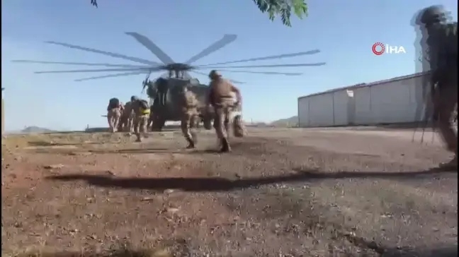 Tunceli'deki yangını söndürmek için asker devreye girdi