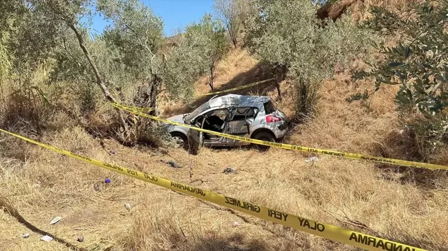 Aydın'ın Köşk ilçesinde otomobil kazası: 1 ölü, 1 yaralı