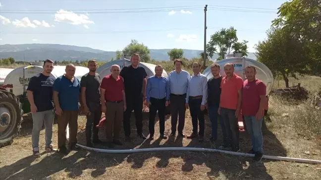 Tokat'ın Niksar ilçesindeki 4 köye yangın tankerleri verildi