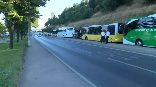 Üsküdar'da İETT otobüsüne şehirlerarası yolcu otobüsü çarptı: 3 yaralı