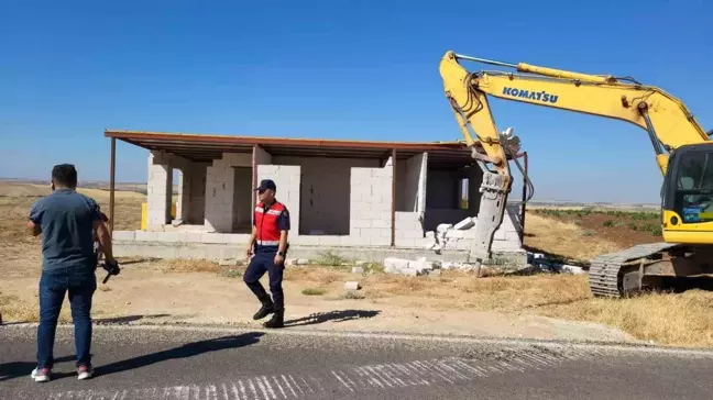 Adıyaman'da Hobi Bahçeleri Yıkılmaya Başlandı