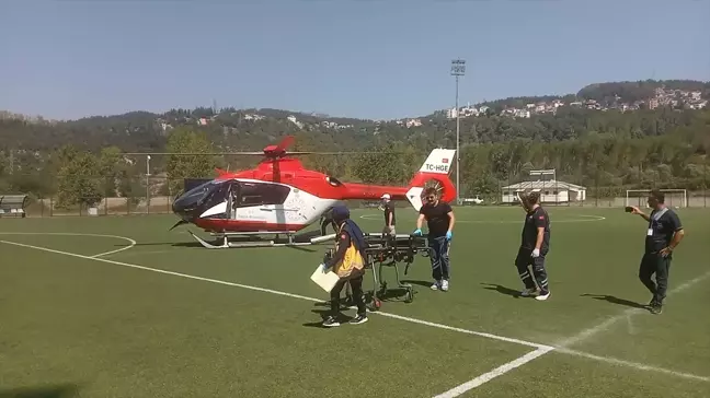 Mide Kanaması Geçiren 80 Yaşındaki Hasta Ambulans Helikopterle Adana'ya Gönderildi