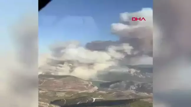 İzmir Menderes'te Orman Yangını Çıktı