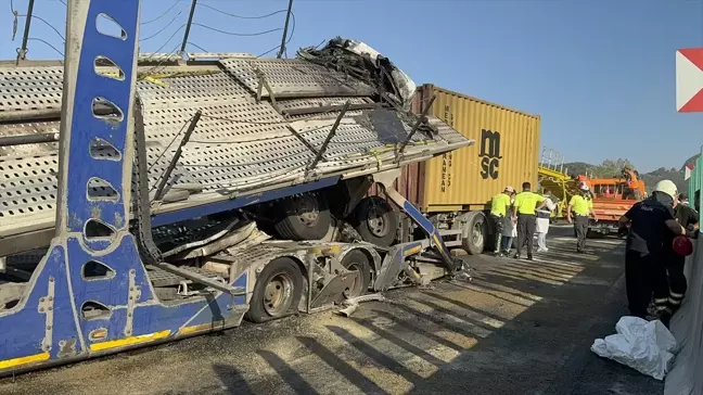 Düzce'de zincirleme trafik kazası: 1 ölü, 7 yaralı