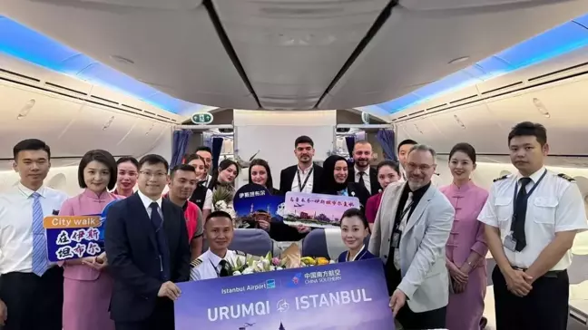 China Southern Airlines, Urumçi-İstanbul hattında doğrudan uçuşlarına başladı