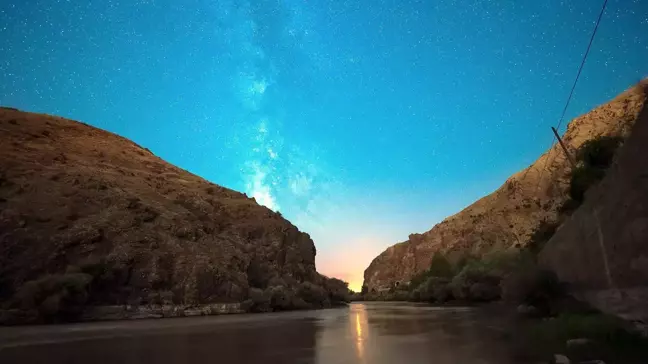 Erzincan'da Perseid Meteor Yağmuru Görüntülendi