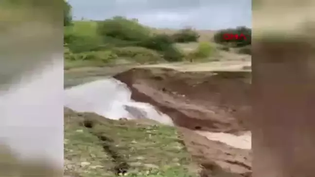 Niksar'da sulama kanalında patlama: Tarım arazileri su altında kaldı