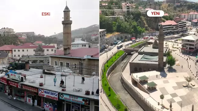 Bitlis'te tarihi meydan projesiyle çarpık yapılaşmaya son verildi