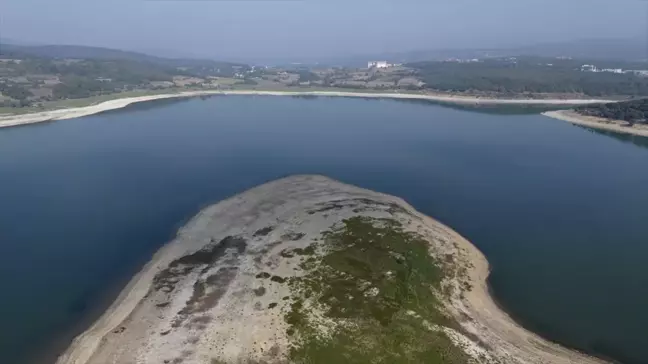 Bolu Gölköy Baraj Gölü'nde Su Seviyesi Düşüyor