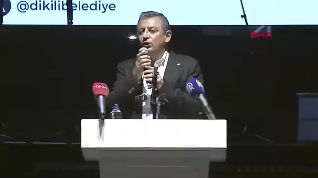 İZMİR CHP Genel Başkanı Özel, Dikili'de konuştu