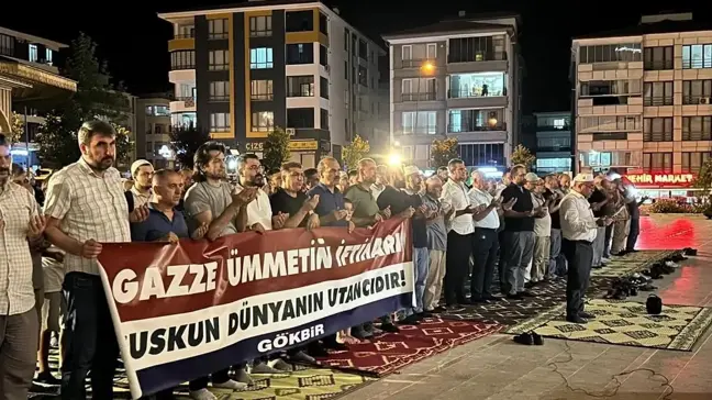 Amasya'da İsrail'in Gazze Şeridi'ndeki saldırılar için dua programı düzenlendi