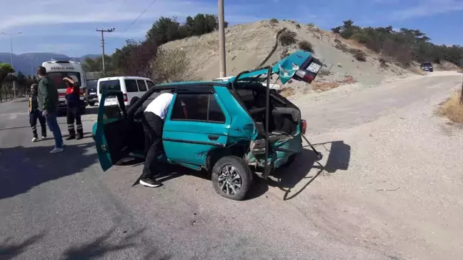 Bolu'da otomobil ile pikap çarpıştı: 1 yaralı