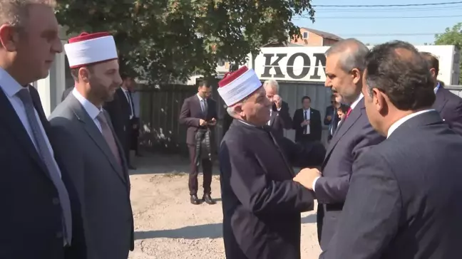 Hakan Fidan Kuzey Makedonya'da Üsküp Camii İnşaatını Ziyaret Etti