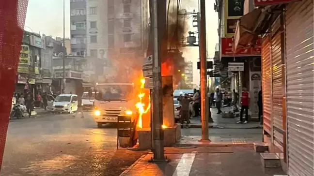 Mardin'de Elektrik Panosu Patladı, Korku Dolu Anlar Yaşandı