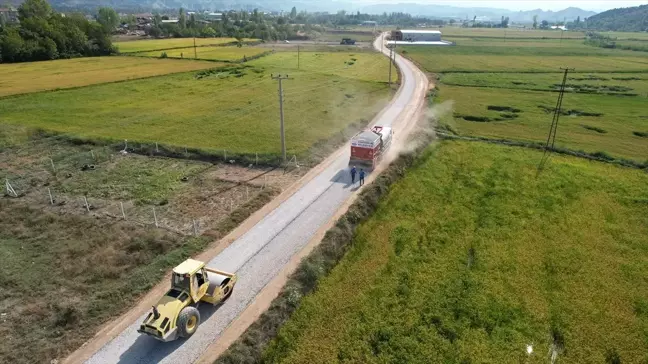 Çorum'un Osmancık ilçesindeki eski Çorum yolu trafiğe açıldı