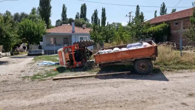 Çorum'un Alaca ilçesinde traktör kullanırken kalp krizi geçiren şahıs hayatını kaybetti