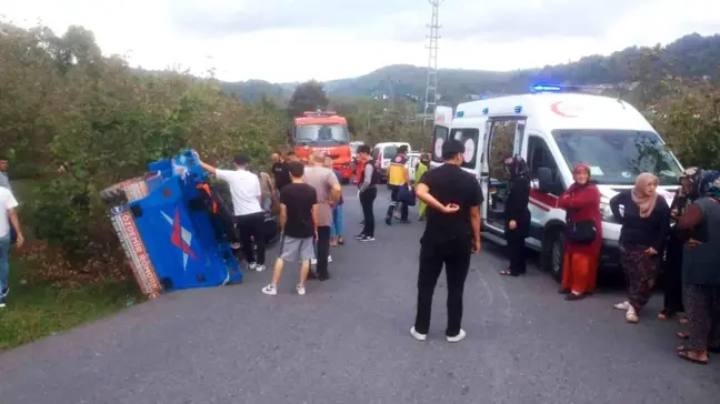 Zonguldak'ın Alaplı ilçesinde patpat kazası: Bir kişi yaralandı