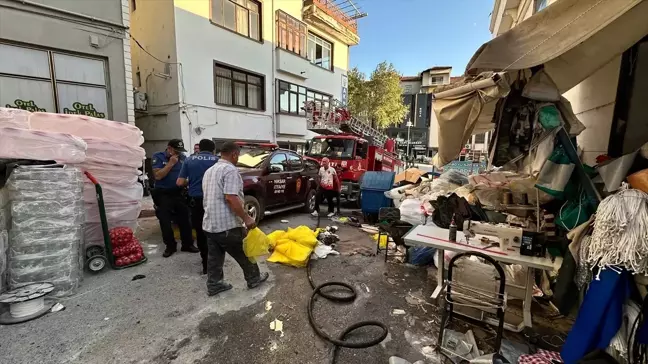 Tokat'ta Yangında İş Yerinde Hasar Meydana Geldi